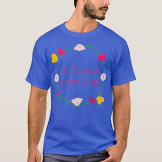 T-shirt Ne pas endommager Sticker Floral Outline 1
