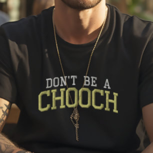 T-shirt Ne pas être un choix amusant de broderie Faux de l
