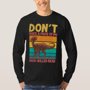T-shirt Ne Pas Faire De Phus Parasaurolophus Dinosaur