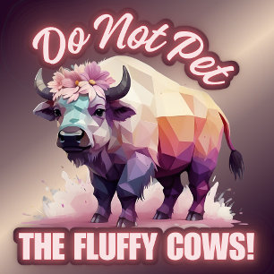 T-shirt Ne pas familiariser avec le buffle des vaches de b