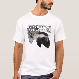 T-shirt Ne pas familiariser les écureuils de pépins.