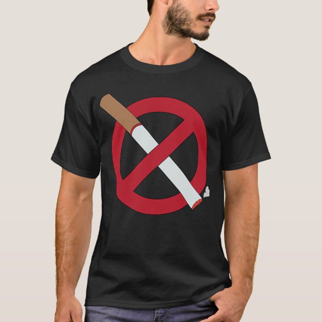 T-shirt Ne pas fumer (Devant)