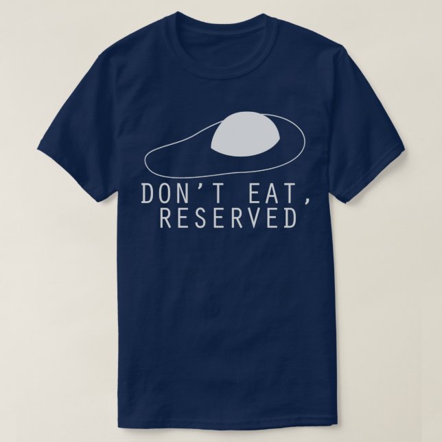 T-shirt Ne pas manger T réservé (Design devant)