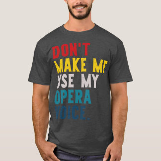 T-shirt Ne pas me faire utiliser ma voix