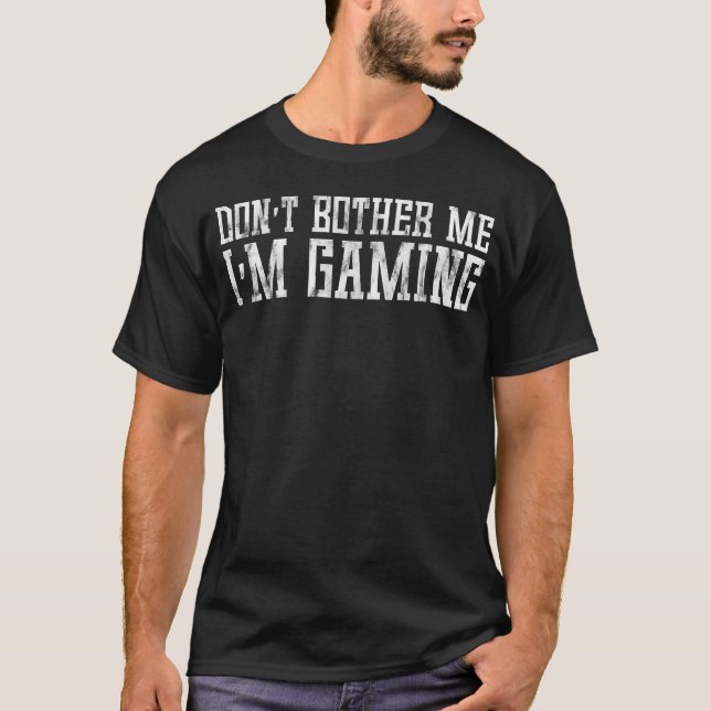 T-shirt Ne Pas Me Trouver Jeu Im (Devant)