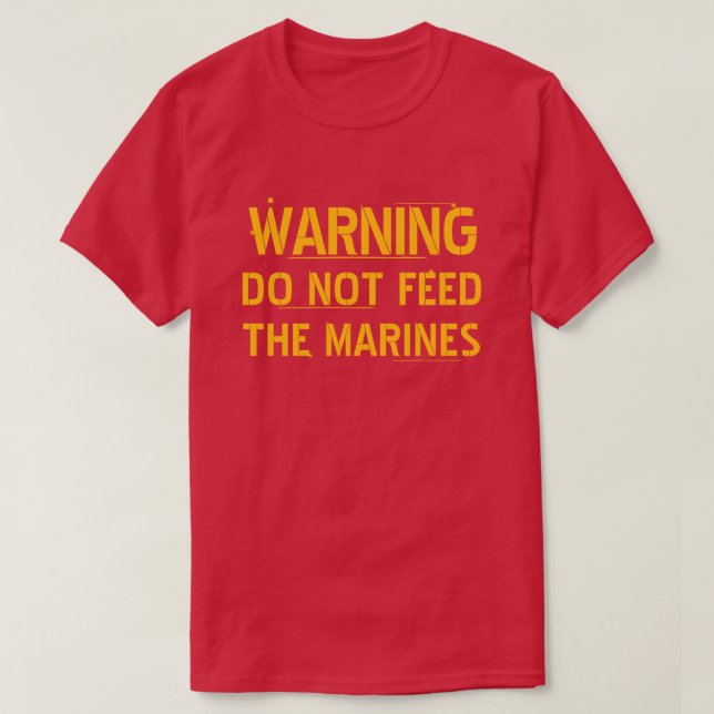 T-SHIRT NE PAS NOURRIR (Design devant)