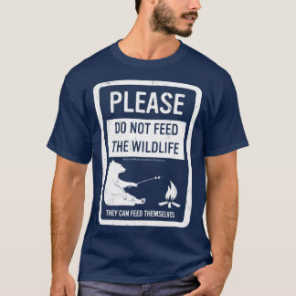 T-shirt Ne Pas Nourrir La Faune