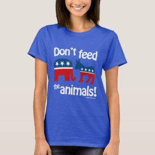 T-shirt Ne pas nourrir les animaux