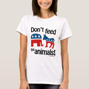 T-shirt Ne pas nourrir les animaux -