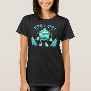 T-shirt Ne pas péter les poids de la salle de sport