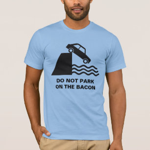 T-shirt Ne pas stationner sur la balise