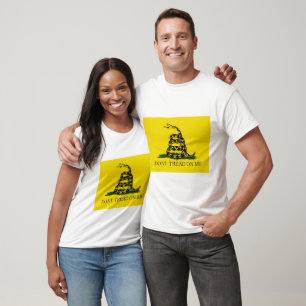 T-shirt Ne pas taper sur le drapeau de Me Gadsden