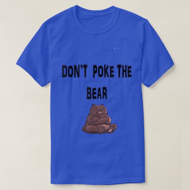 T-shirt Ne piquez pas Maman Papa Ours drôle Maman Papa Nou (Design devant)