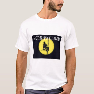T-shirt Né pour escalader Arborist Tree Surgeon cadeau tro