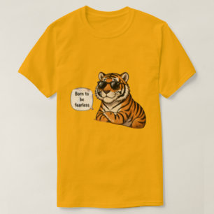 T-shirt Né pour être intrépide Inspirant