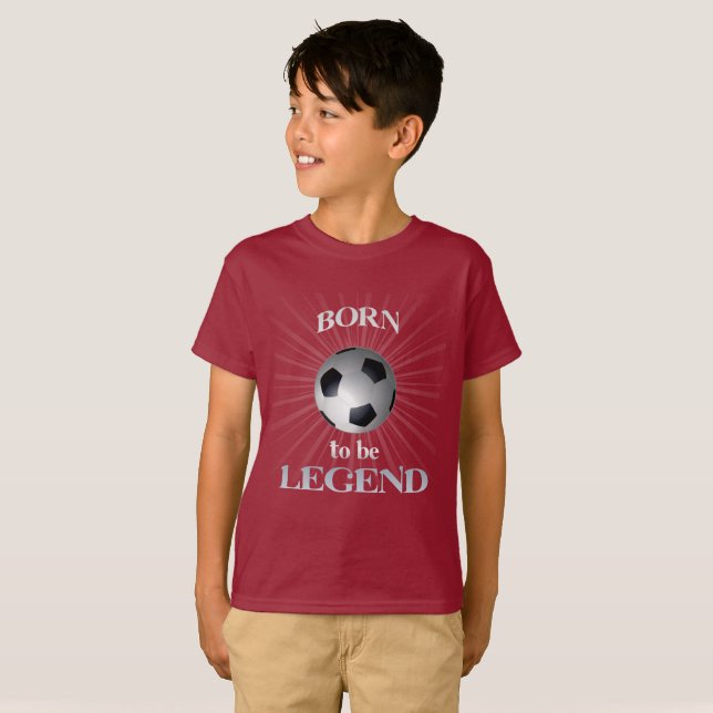 T-shirt né pour être légende (Devant entier)