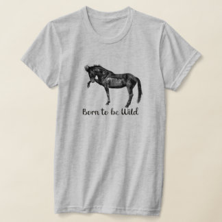 T-shirt Né pour être sauvage