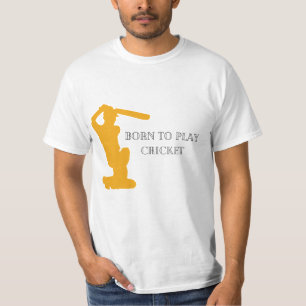 T-shirt Né pour jouer au cricket pour les hommes