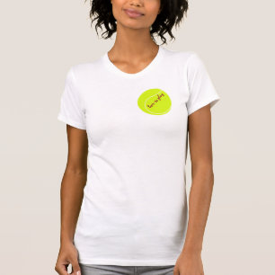 T-shirt Né pour jouer, avec balle de tennis