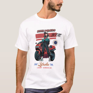 T-shirt Né pour le vélo de course, amateur d'aventure pour