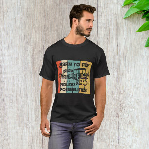 T-shirt Né pour voler