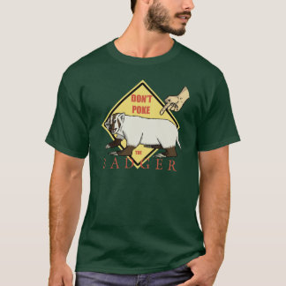 T-shirt Ne poussez pas le blaireau !