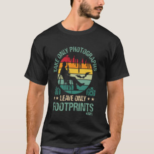 T-shirt Ne prenez que des photographies Laissez que des em