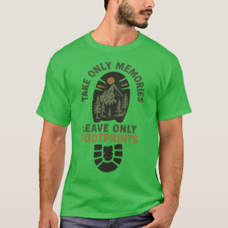 T-shirt Ne prenez que des souvenirs, ne laissez que des em