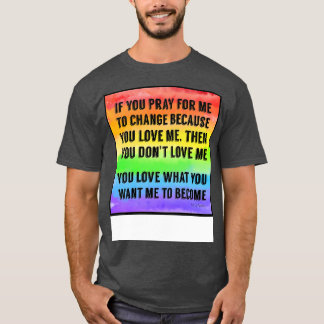 T-shirt Ne prie pas pour moi 2