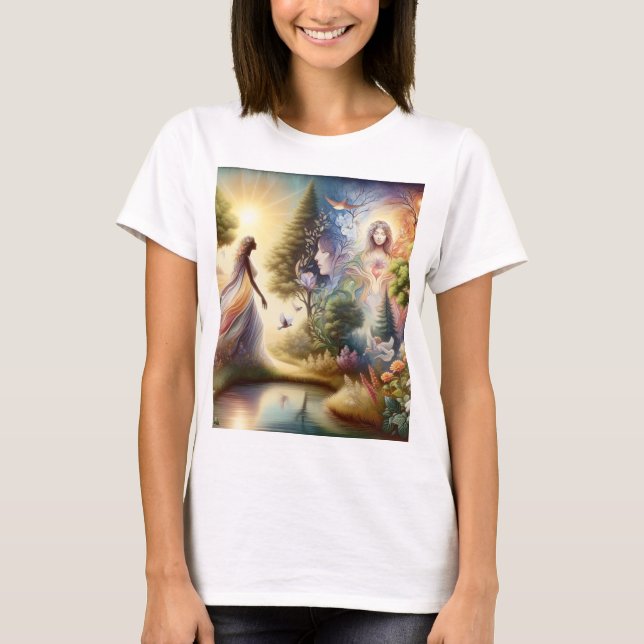 T-shirt Ne quittez pas votre rêve (Devant)