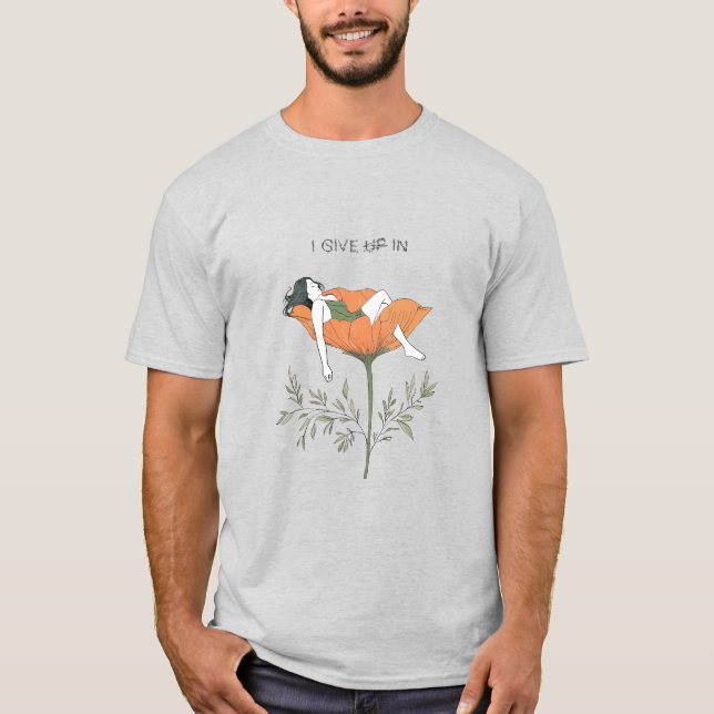 T-shirt Ne renoncez pas à rester inspiré et positif (Devant)