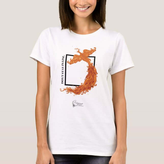 T-shirt Ne restez pas en ligne Phoenix (Devant)