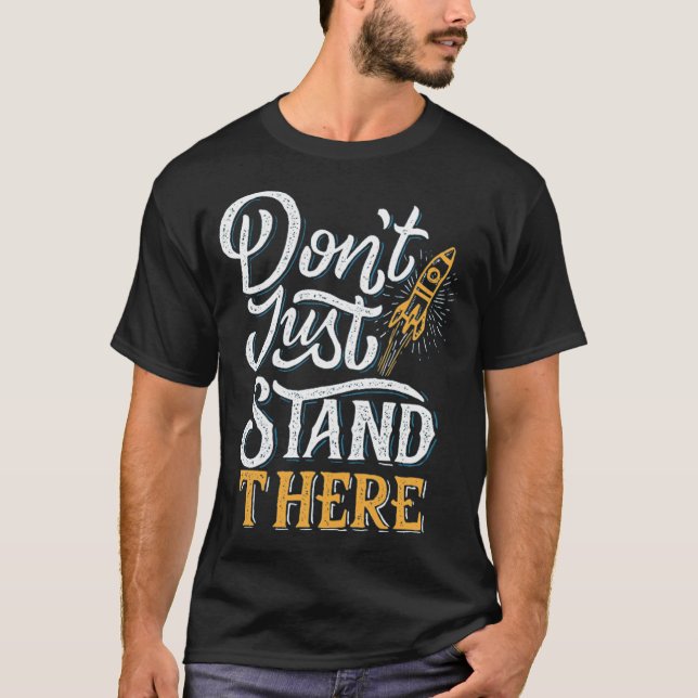 T-shirt ne restez pas là (Devant)