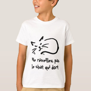 T-shirt ne réveillez pas le conversation qui dort