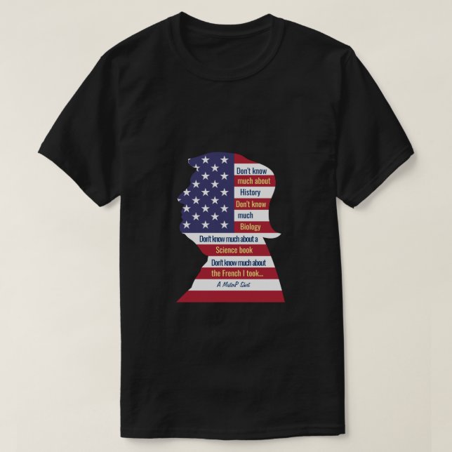 T-shirt Ne sais pas grand-chose - Une chemise de MonsieurP (Design devant)