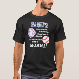 T-shirt Ne salissez pas avec la pièce en t de mamans