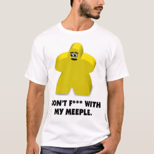 T-shirt "Ne salissez pas" avec mon meeple