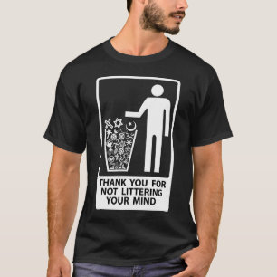 T-shirt Ne salissez pas votre esprit - tissus foncés