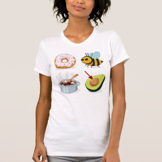 T-shirt Ne Sois Pas Stupide Rébus (Avant)