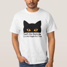 Ne sortez pas Il y a des gens là-bas