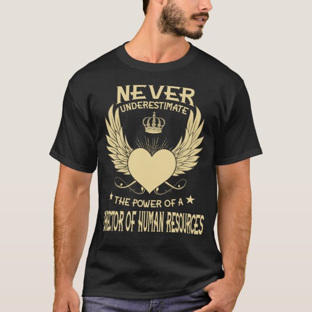 T-shirt Ne Sous-Estimez Jamais Le Pouvoir D'Un/D'Un Direct (Devant)