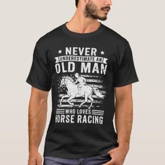 T-shirt Ne Sous-Estimez Jamais Un Vieux Homme Qui Aime Le 