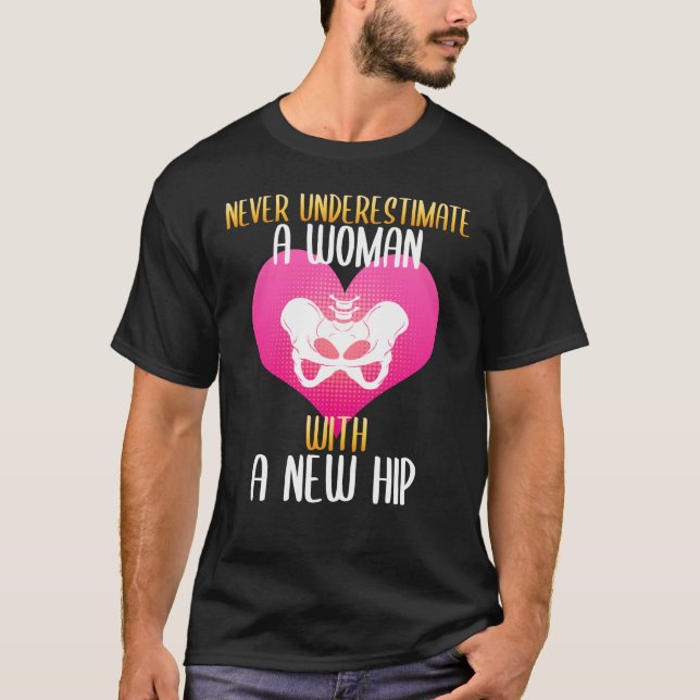 T-shirt Ne sous-estimez jamais une femme avec une nouvelle (Devant)