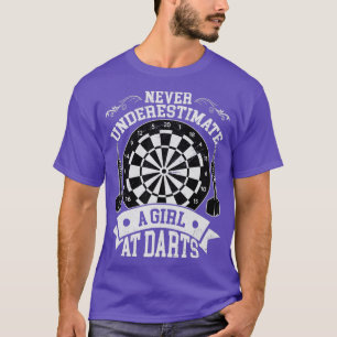 T-shirt Ne Sous-Estimez Jamais Une Fille Aux Fosses Pour U