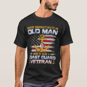 T-shirt Ne sous-estimez jamais Vieux Homme Veter de la Gar