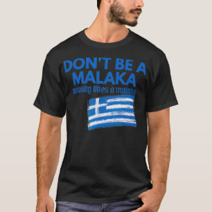 T-shirt Ne Soyez Pas Malaka Medusa Grec