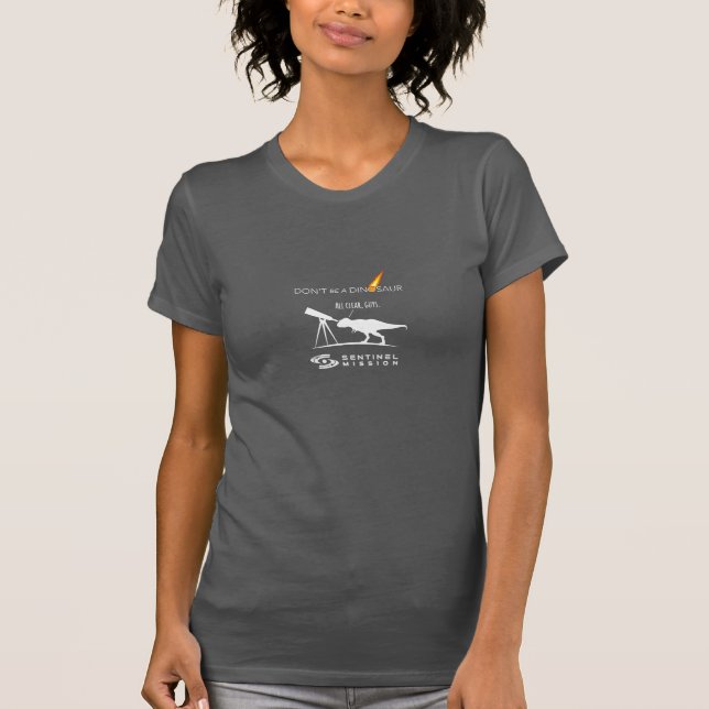 T-shirt Ne soyez pas un dinosaure (Devant)