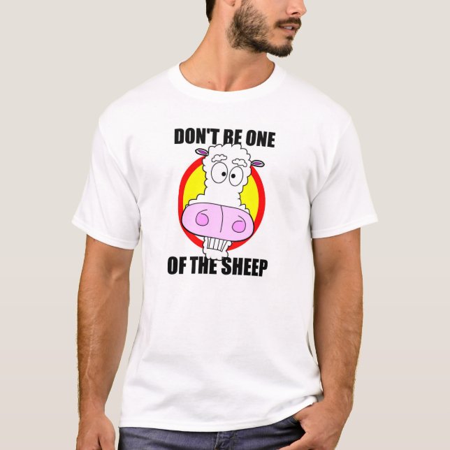T-shirt ne soyez pas un mouton (Devant)