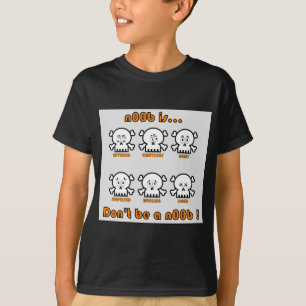 T-shirt Ne soyez pas un noob
