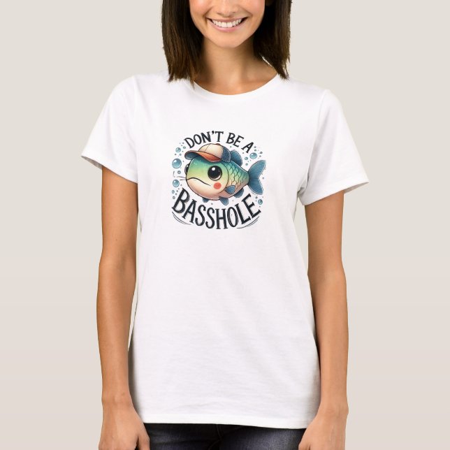 T-shirt Ne soyez pas un poisson qui se moque du poisson (Devant)